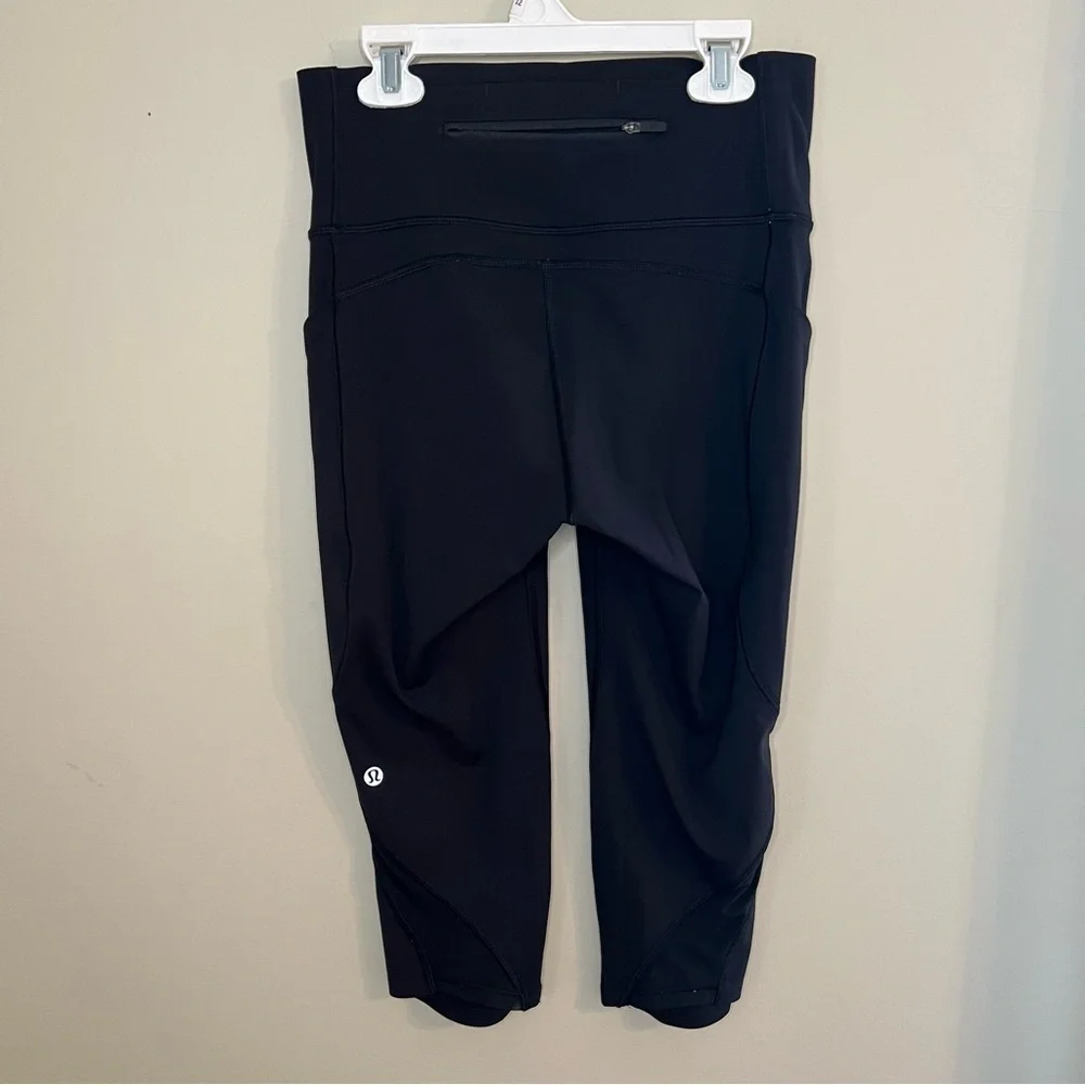 LULULEMON Pace Perfect Crop 17” Black 6